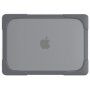 Nárazuvzdorný kryt s vyklápěcími nožičkami pro MacBook Pro 15" (A1398) - šedý