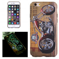 Ochranný kryt svítící ve tmě pro Apple iPhone 6 / 6S - motorka