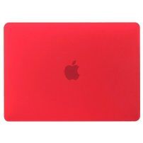 Matný transparentní kryt pro MacBook Pro 16" (A2141) - červený