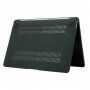 Matný kryt pro MacBook Air 13" (A2681 / A3113 / A3240 / A3449) - tmavě zelený