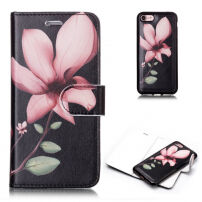 2v1 ochranné odnímatelné flipové pouzdro pro Apple iPhone SE (2020/2022) / 8 / 7 - magnólie