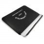 Karl Lagerfeld Saffiano RSG Embossed kožená obálka pro iPad Pro 12,9" / MacBook do 14" - černá