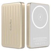 CubeNest S1B0 magnetická bezdrátová powerbanka s portem USB-C - 5 000 mAh - zlatá