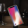 2v1 stylové odnímatelné flipové pouzdro pro Apple iPhone XS / iPhone X - světle hnědé