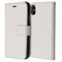 2v1 ochranné odnímatelné flipové pouzdro pro Apple iPhone XS / iPhone X - bílé