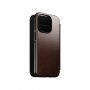Nomad Leather Folio flipové pouzdro s MagSafe pro iPhone 14 Pro - hnědé