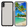 2v1 ochranné odnímatelné flipové pouzdro pro Apple iPhone XS / iPhone X - bílé