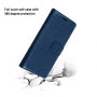 2v1 ochranné odnímatelné flipové pouzdro pro Apple iPhone XS / iPhone X - tmavě modré