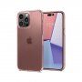 Spigen Crystal Flex transparentní kryt pro iPhone 14 Pro - růžový