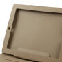 Luxusní pouzdro z PU kůže s přezkou pro Apple iPad 4 / 3 / 2 - černé