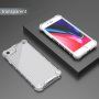 Odolný lesklý kryt s vertikální mřížkou pro iPhone 7 Plus / 8 Plus - čirý