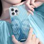 Odolný lesklý kryt s vertikální mřížkou pro iPhone 13 Pro Max - čirý