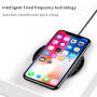 BASEUS transparentní bezdrátová nabíječka pro iPhone - černá