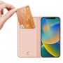 Dux Ducis flipové pouzdro pro iPhone 14 - růžovozlaté