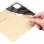 DUX DUCIS Skin Pro flipové pouzdro pro iPhone 14 Plus - zlaté