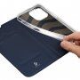 DUX DUCIS Skin Pro flipové pouzdro pro iPhone 14 Pro Max - tmavě modré