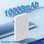 Usams MagSafe bezdrátová powerbanka s portem USB-C - 10 000 mAh - černá