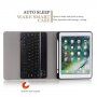Pouzdro s klávesnicí a prostorem na Apple Pencil pro iPad 9,7" (2017/2018) / Air 1 / 2 / Pro 9,7" - tmavě modré