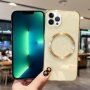 Lesklý transparentní kryt s MagSafe pro iPhone 13 Pro Max - šedý