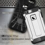 Super odolný "Armor" kryt na Apple iPhone 8 Plus / 7 Plus - stříbrný