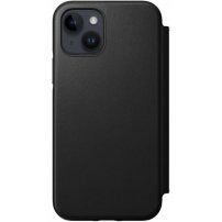 Nomad Leather Folio flipové pouzdro s MagSafe pro iPhone 14 - černé