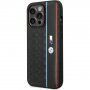 BMW M Hexagonal Pattern kryt pro iPhone 14 Pro - černý