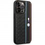 BMW M Hexagonal Pattern kryt pro iPhone 14 Pro - černý