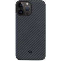 Pitaka MagEZ 3 kryt se vzorem karbonových vláken pro iPhone 14 Pro Max - černošedý