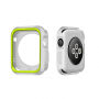 Ochranné silikonové pouzdro pro Apple Watch 38mm - šedozelené