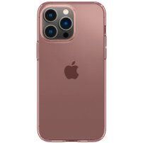 Spigen Crystal Flex transparentní kryt pro iPhone 14 Pro - růžový