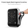 DUX DUCIS 2v1 sada ochranných pouzder pro Apple Watch 38mm - černočirá