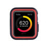 Ochranné silikonové pouzdro pro Apple Watch 42mm - černočervené