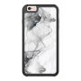 Ochranný kryt s černým rámečkem pro Apple iPhone 6 Plus / 6S Plus - kouř