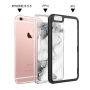 Ochranný kryt s černým rámečkem pro Apple iPhone 6 Plus / 6S Plus - kouř