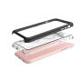 Ochranný kryt s černým rámečkem pro Apple iPhone 6 Plus / 6S Plus - kouř