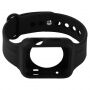 Baseus řemínek z měkkého plastu s pouzdrem pro Apple Watch 42mm / 41mm / 40mm / 38mm - černý