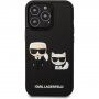 Karl Lagerfeld and Choupette 3D kryt pro iPhone 13 Pro - černý