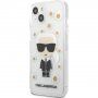 Karl Lagerfeld Ikonik Flower kryt pro iPhone 13 mini - čirý