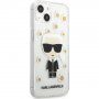 Karl Lagerfeld Ikonik Flower kryt pro iPhone 13 mini - čirý