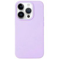 Silikonový kryt pro iPhone 14 Pro Max - světle fialový