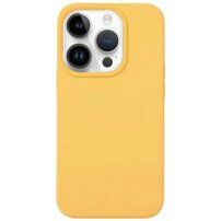 Silikonový kryt pro iPhone 14 Pro Max - žlutý