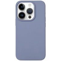 Silikonový kryt pro iPhone 14 Pro Max - modrošedý