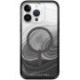 GEAR4 D3O Milan Snap Black Swirl transparentní kryt s MagSafe pro iPhone 14 Pro Max - černý