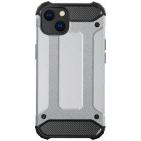 Super odolný "Armor" kryt pro iPhone 14 - stříbrný