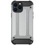 Super odolný "Armor" kryt pro iPhone 14 Pro - stříbrný