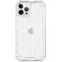 Odolný lesklý kryt s vertikální mřížkou pro iPhone 11 Pro Max - čirý