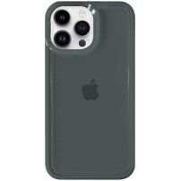 Transparentní odolný Armor kryt pro iPhone 14 Pro - šedý