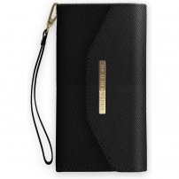 iDeal Of Sweden Mayfair Clutch Black Saffiano peněženkové pouzdro pro iPhone X / XS / 11 Pro - černé