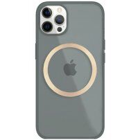 Lesklý transparentní kryt s MagSafe pro iPhone 11 Pro - šedý