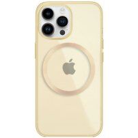 Lesklý transparentní kryt s MagSafe pro iPhone 13 Pro - žlutý